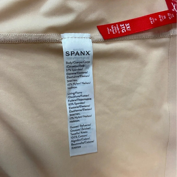 Spanx Nude Shape wear Short Briefs Size 3XL - Picture 6 of 9